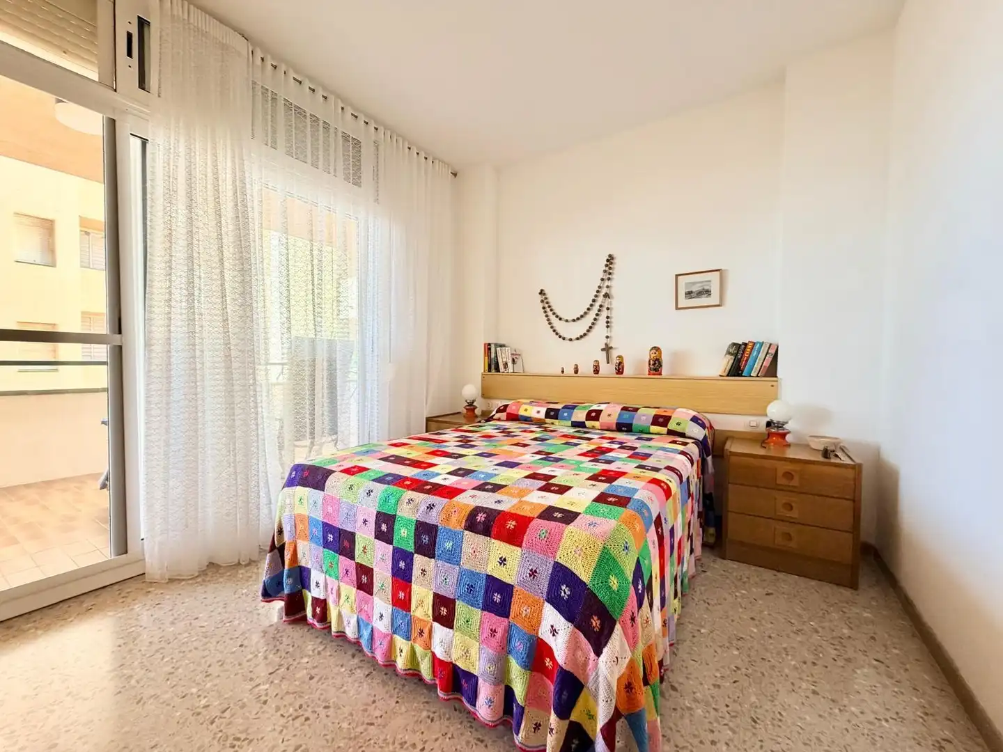 Schlafzimmer von Wohnung zum Verkauf in Cunit mit Terrasse, Abstellraum und Möbliert