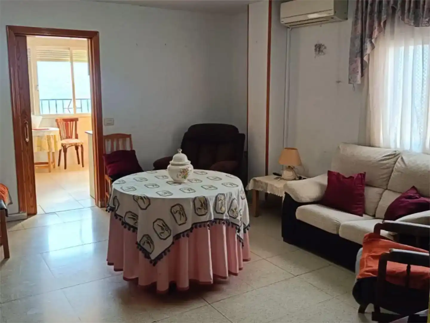 Sala de estar de Casa adosada en venta en Abarán con Aire acondicionado, Trastero y Amueblado