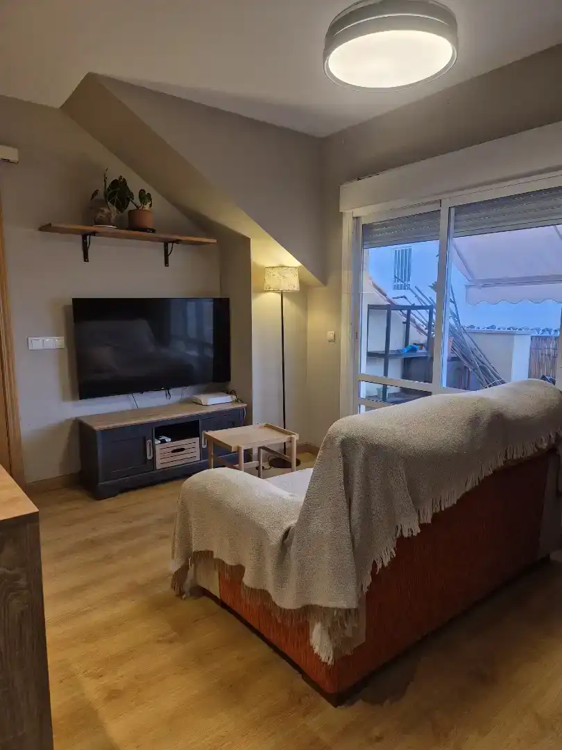 Sala de estar de Piso en venta en Mijas con Aire acondicionado y Balcón