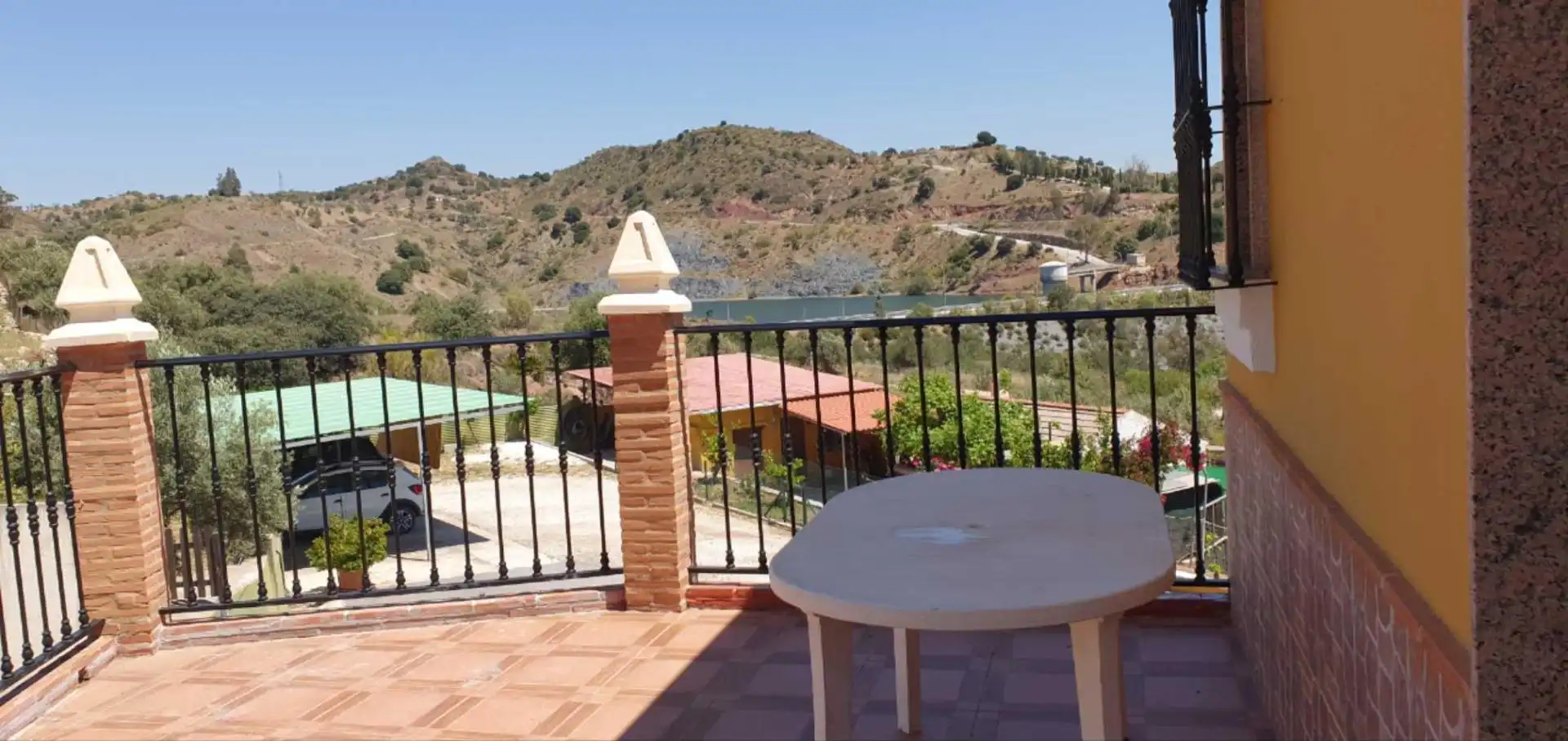 Terrassa de Finca rústica en venda en Málaga amb Aire condicionat, Calefacció i Jardí privat