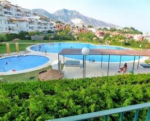 Swimming pool of Flat for sale in Benalmádena  with Private garden, Parquet flooring and Terrace