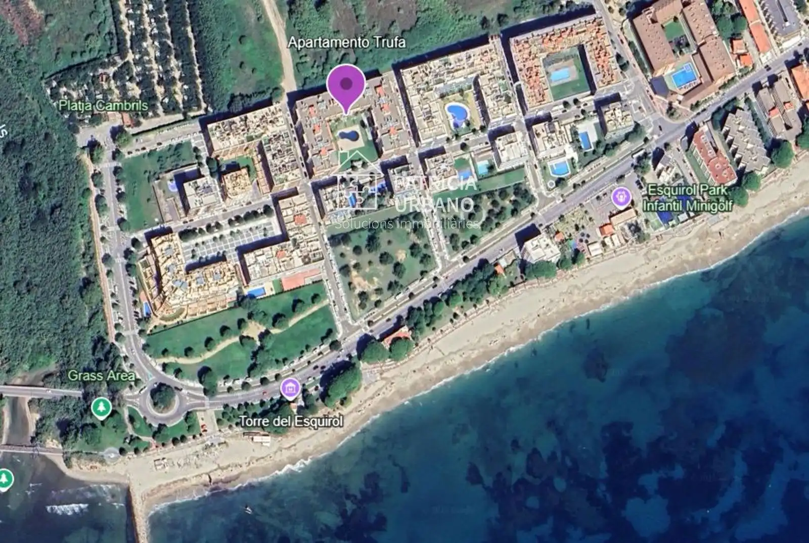 Vista exterior de Apartamento de alquiler en Cambrils con Aire acondicionado, Calefacción y Parquet