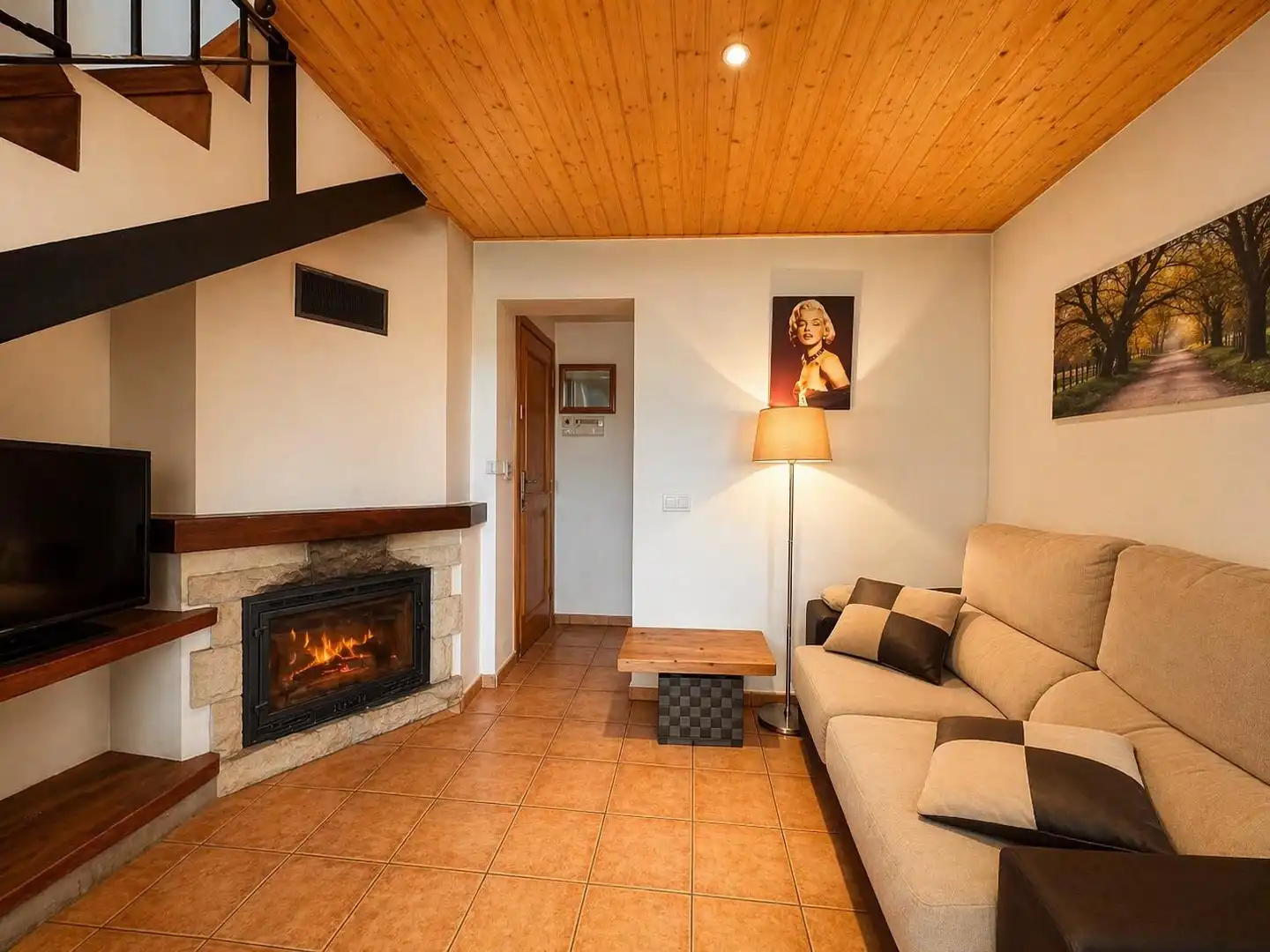 Sala de estar de Piso en venta en Berga con Calefacción, Trastero y Balcón