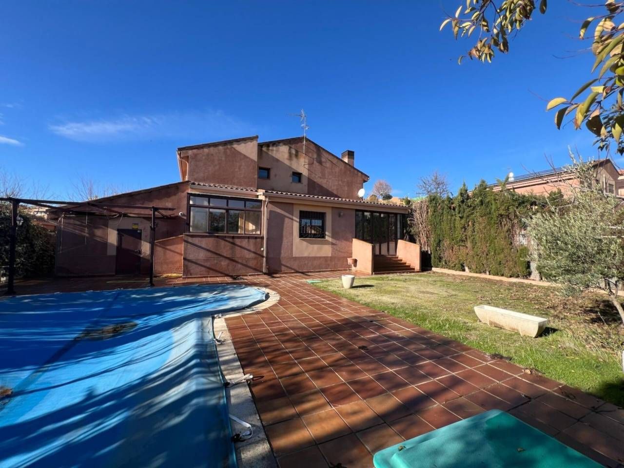 Garden of House or chalet to rent in  Toledo Capital  with Air Conditioner, Heating and Private garden