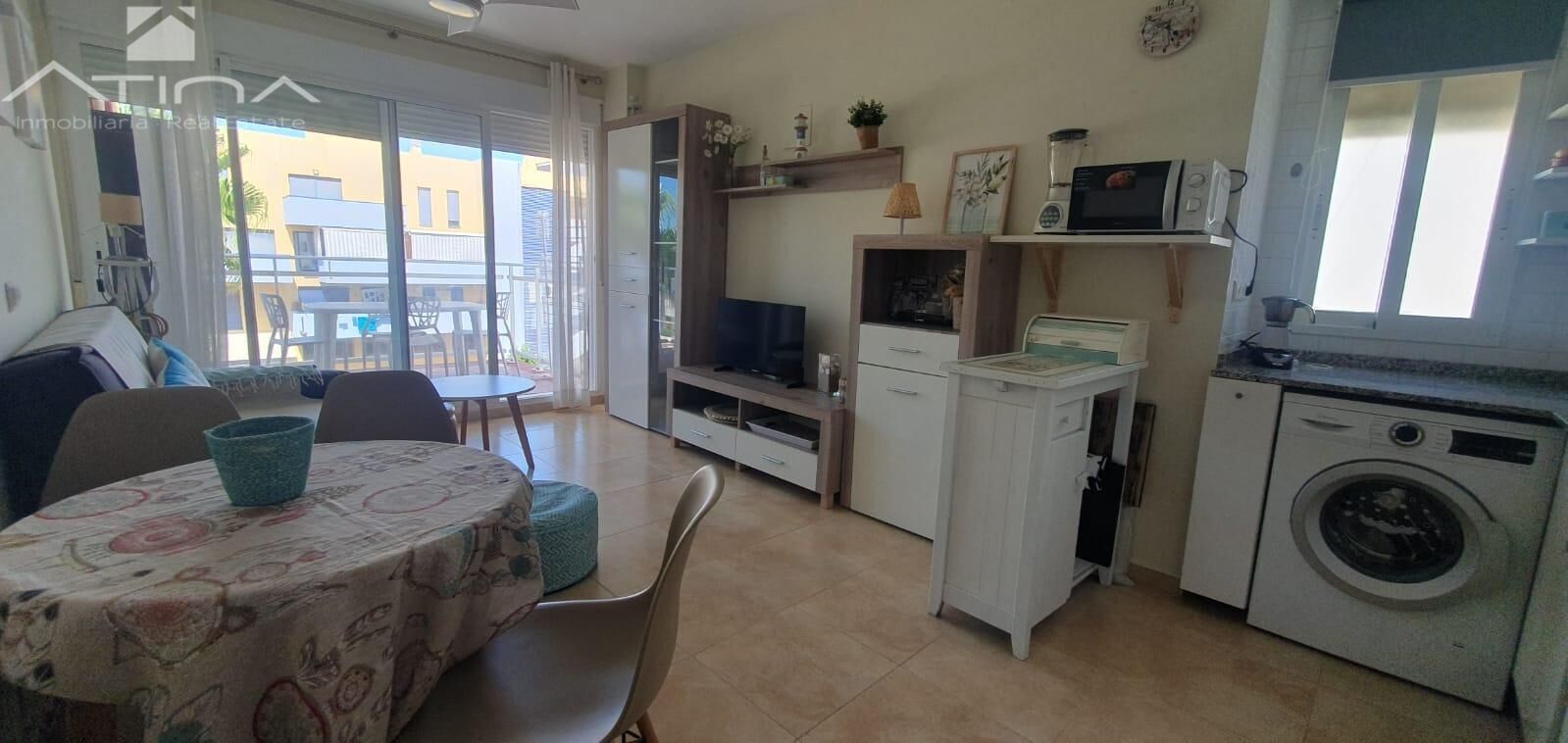 Sala de estar de Apartamento en venta en Bellreguard con Aire acondicionado, Jardín privado y Terraza