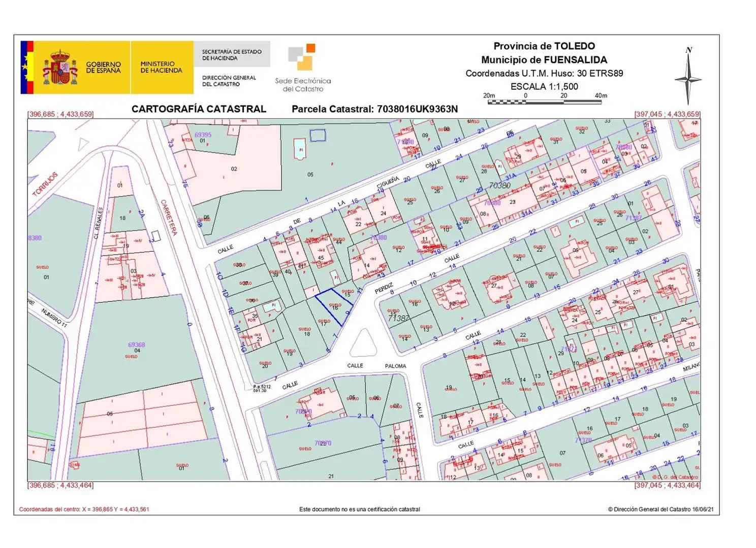 Residencial en venta en Fuensalida