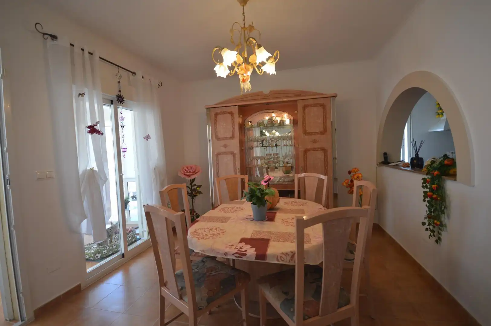 Esszimmer von Maisonette zum Verkauf in Algorfa mit Klimaanlage, Heizung und Privatgarten