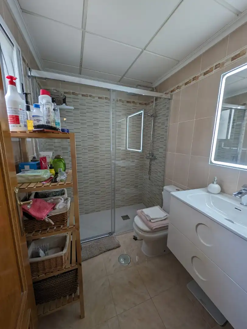 Baño de Piso de alquiler en San Vicente del Raspeig / Sant Vicent del Raspeig con Aire acondicionado, Calefacción y Terraza