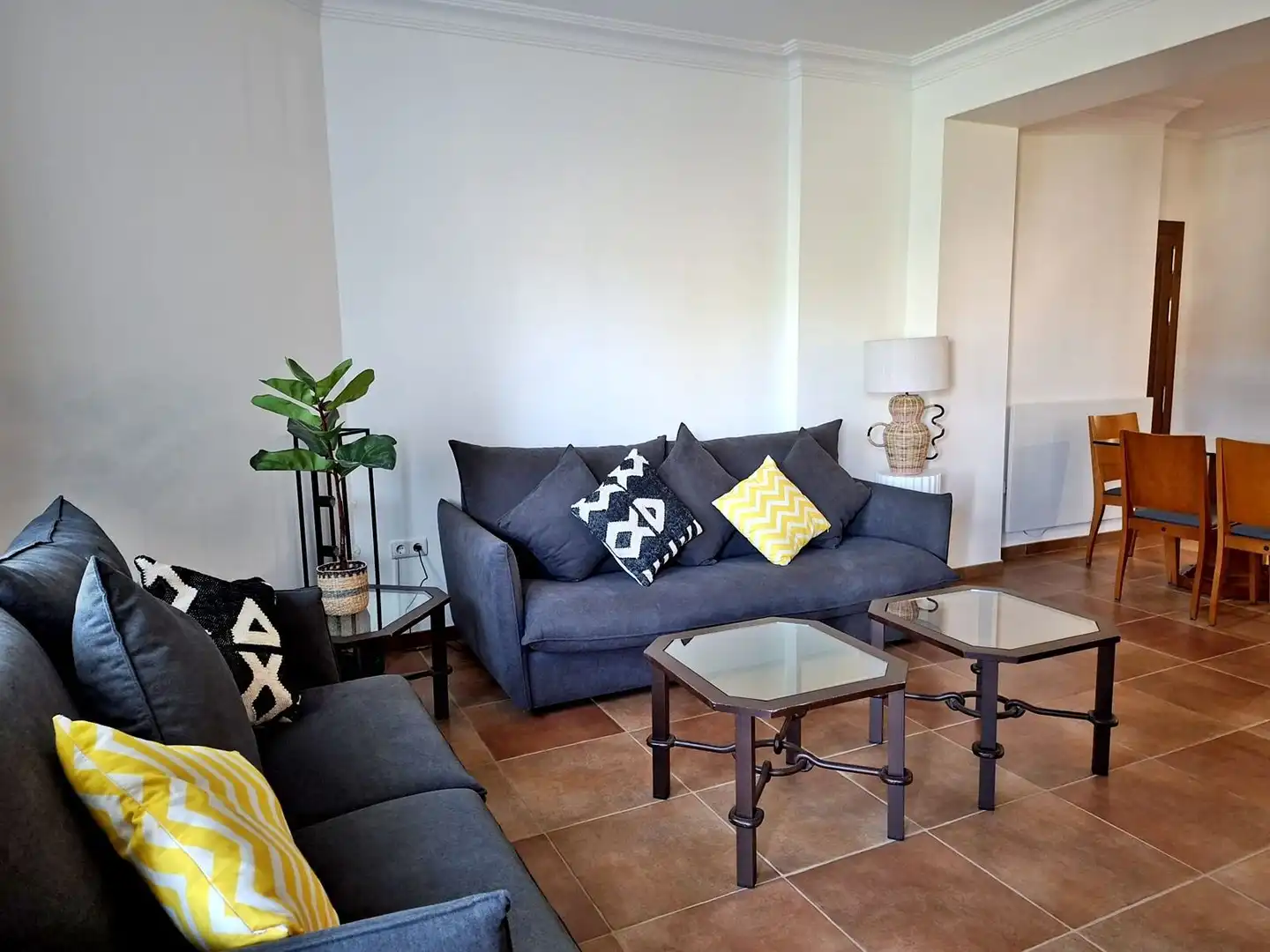 Sala de estar de Apartamento en venta en Dénia con Aire acondicionado, Calefacción y Terraza
