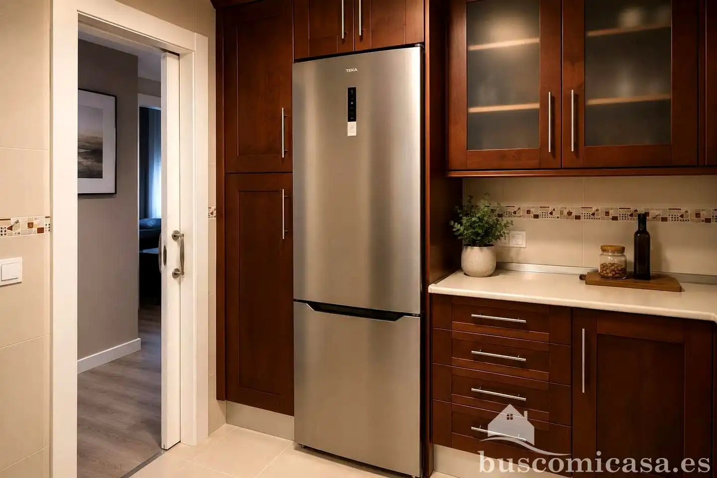 Kitchen of Ground floor for sale in Linares  with Air Conditioner, Parquet flooring and Furnished