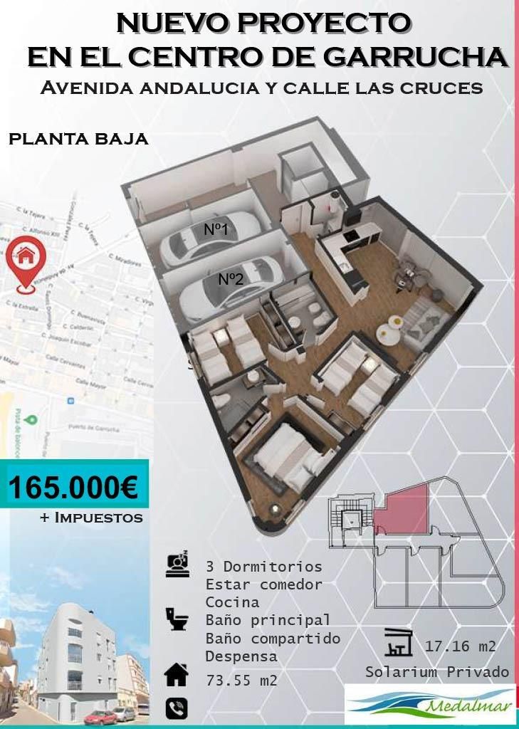 Apartment for sale in Garrucha  with Terrace