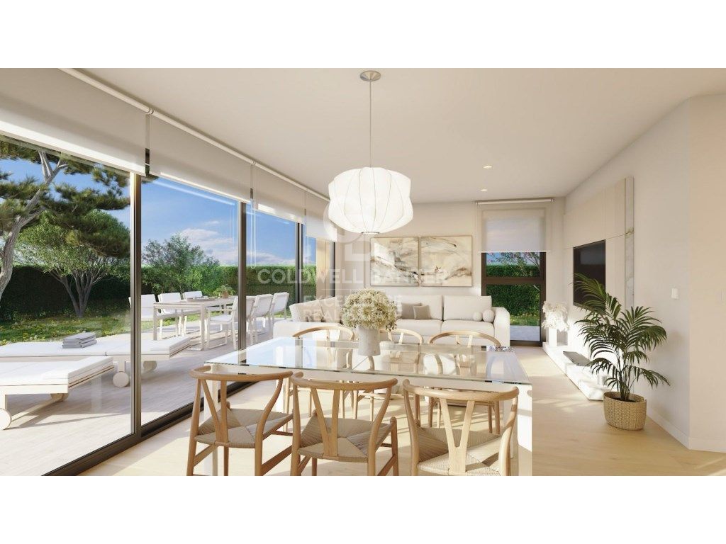 Menjador de Pis en venda en La Nucia amb Jardí privat, Terrassa i Piscina