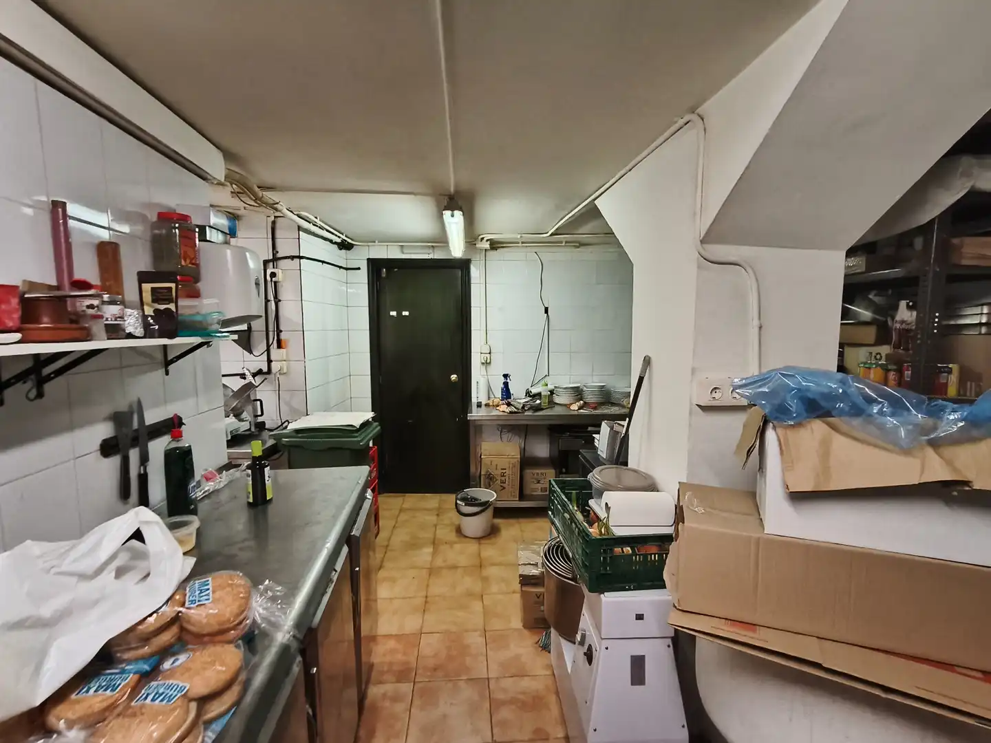 Cocina de Local en traspaso en Barcelona con Aire acondicionado y Amueblado