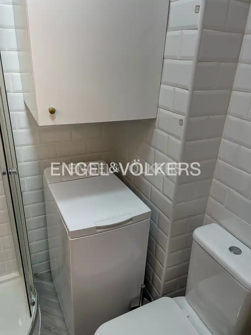 Kitchen of Flat for rent in Madrid  with Air Conditioner, Heating and Private garden