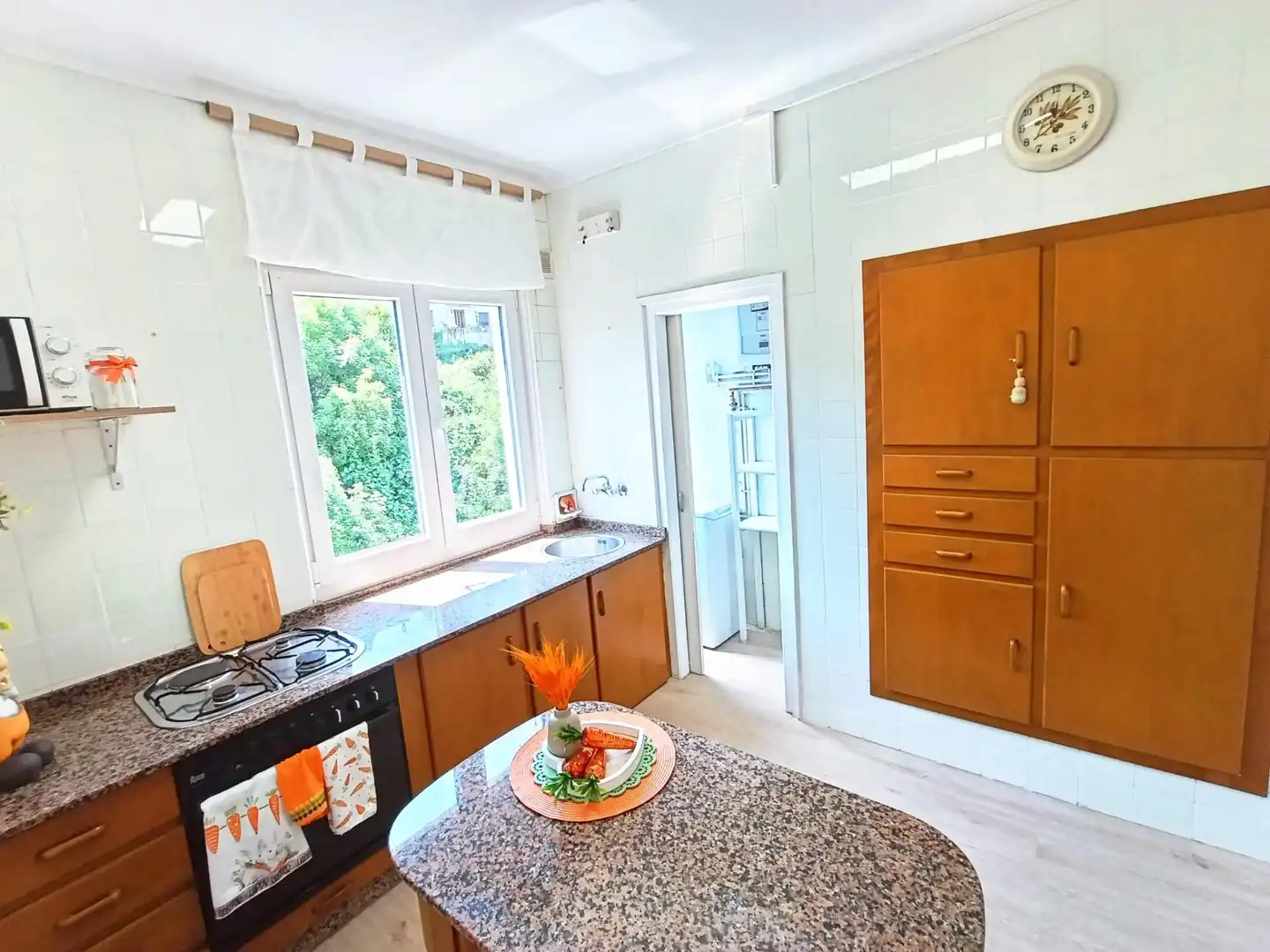 Kitchen of Flat for sale in Langreo  with Heating, Storage room and Furnished