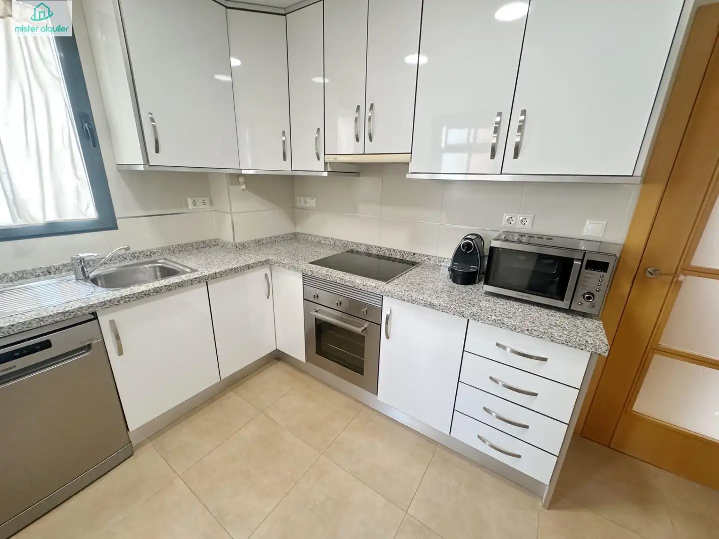 Kitchen of Apartments for rent in El Campello  with Air Conditioner, Heating and Private garden