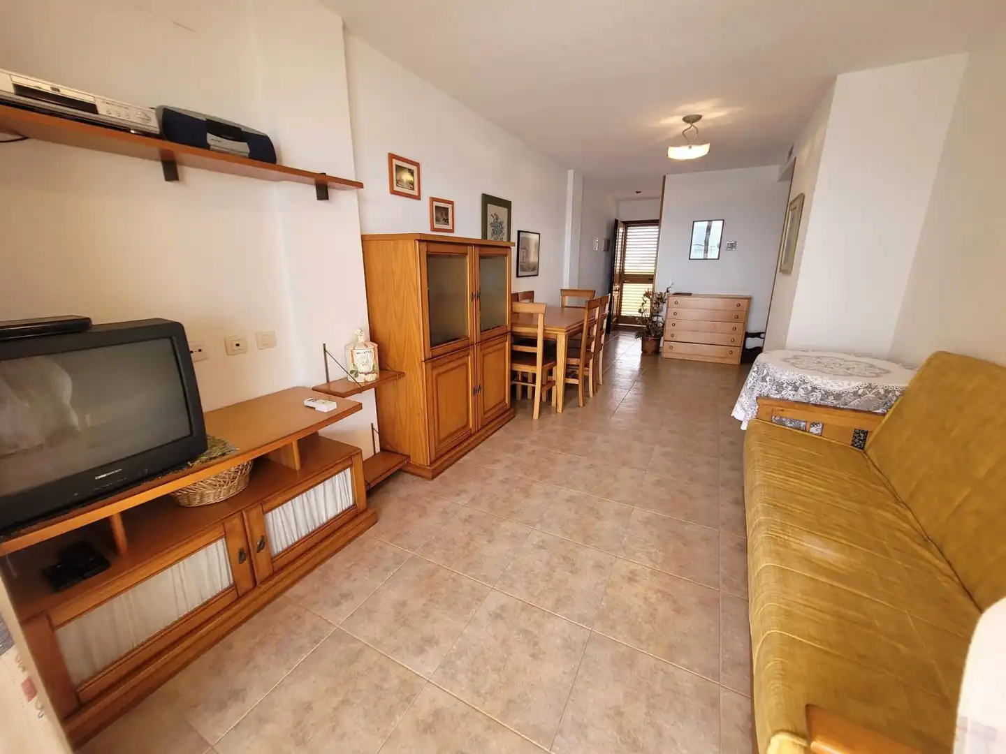 Sala de estar de Apartamento en venta en Oropesa del Mar / Orpesa con Aire acondicionado, Calefacción y Terraza
