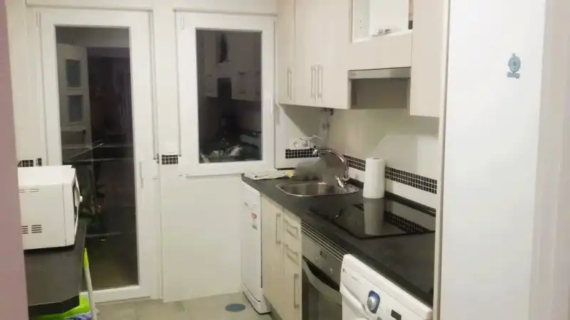 Kitchen of Flat for sale in Gandia  with Parquet flooring, Terrace and Furnished