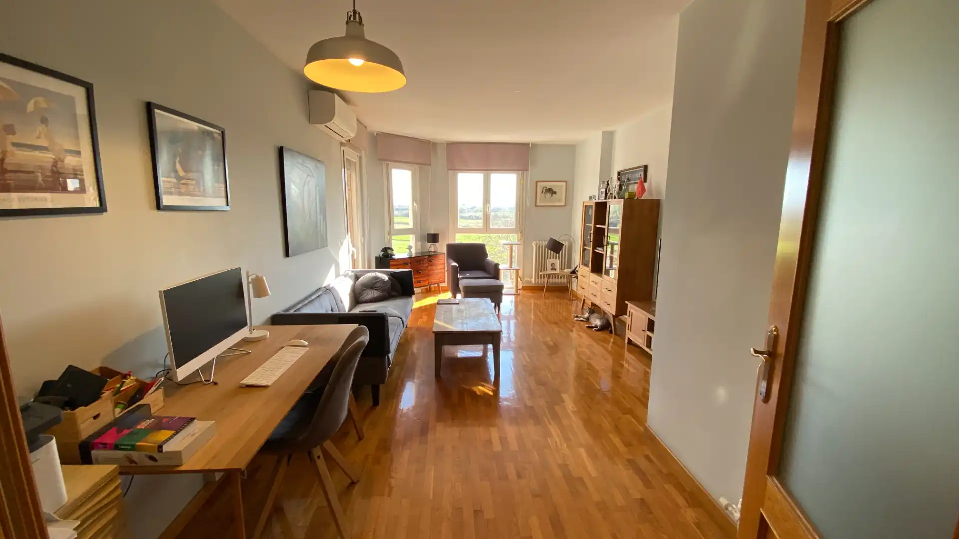 Sala de estar de Piso en venta en Tudela con Calefacción, Parquet y Trastero