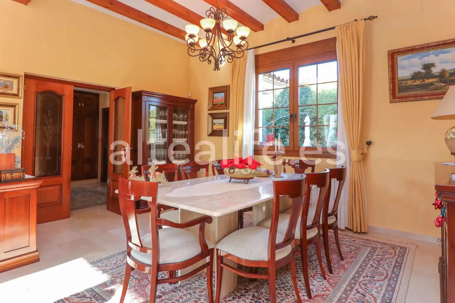 Comedor de Casa o chalet en venta en La Nucia con Aire acondicionado, Calefacción y Jardín privado