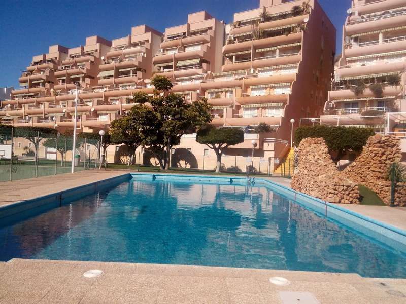 Piscina de Piso de alquiler en Roquetas de Mar con Aire acondicionado, Terraza y Amueblado