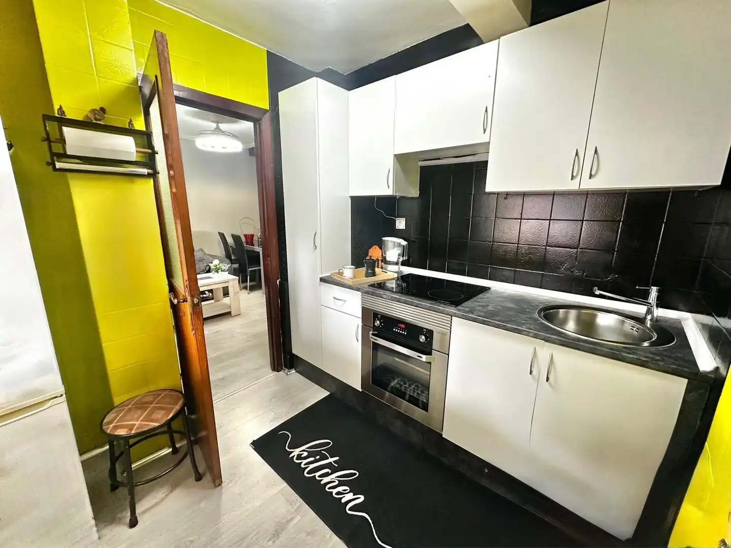 Küche von Wohnung zum Verkauf in Mieres (Asturias) mit Heizung, Terrasse und Schwimmbad