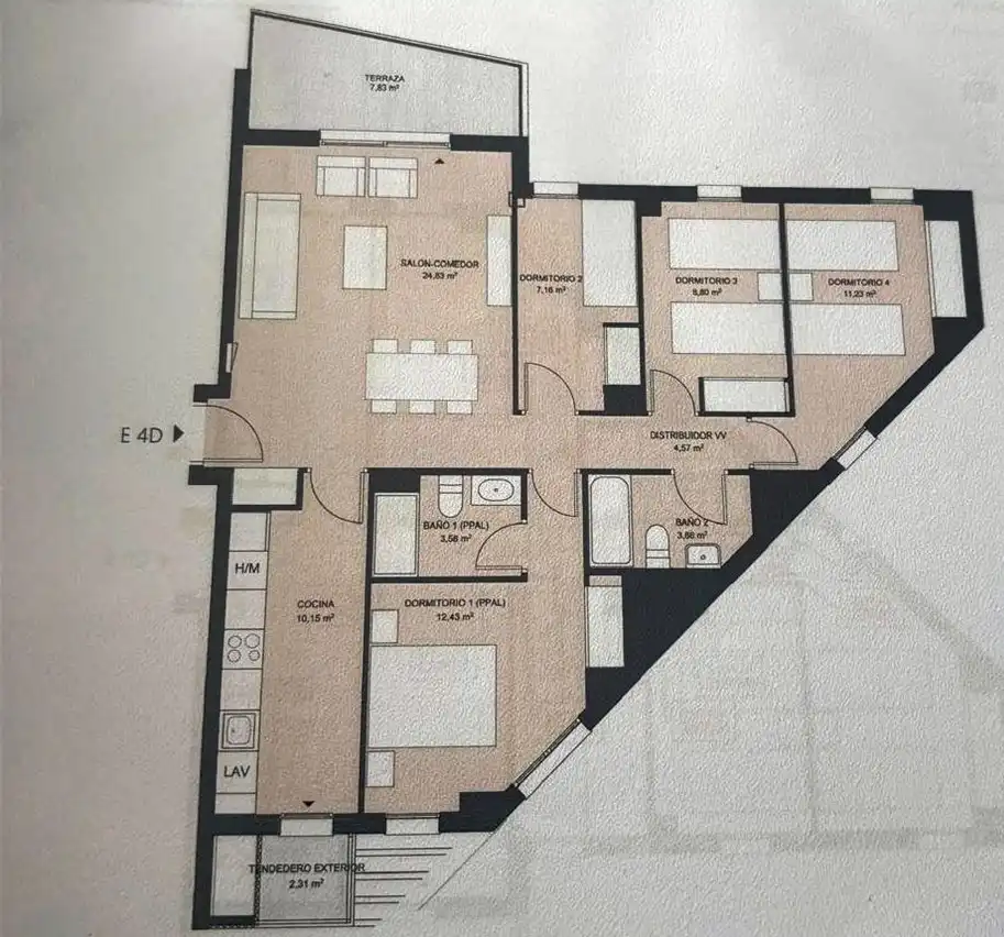 Apartamento en venta en Dénia con Aire acondicionado, Calefacción y Jardín privado