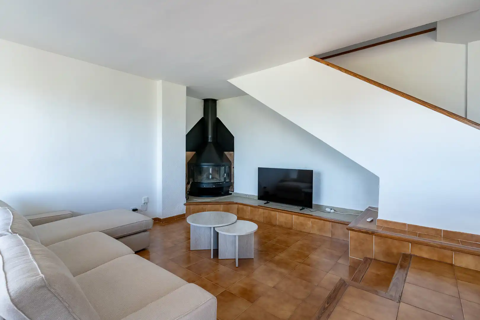 Sala de estar de Piso de alquiler en Calvià con Aire acondicionado, Calefacción y Terraza