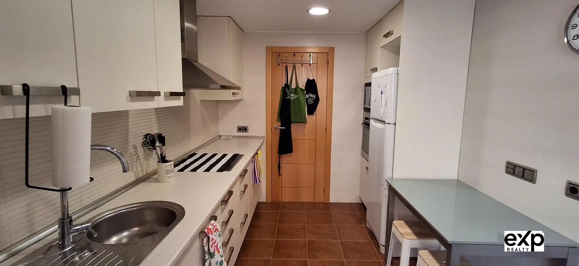 Kitchen of Apartments for rent in Madrid  with Air Conditioner, Heating and Private garden