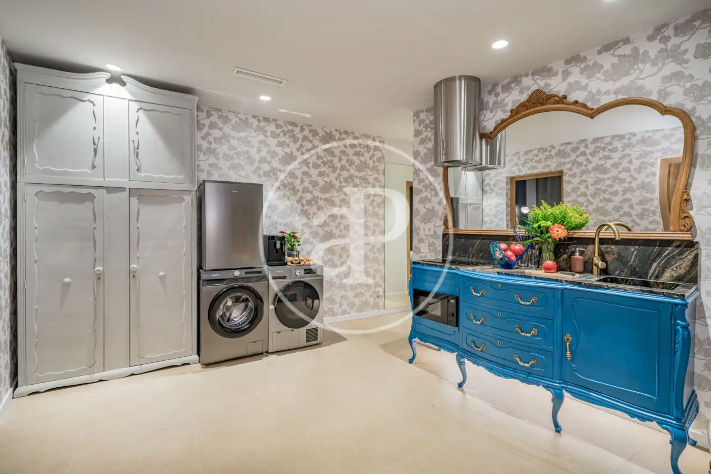Kitchen of Flat for sale in Madrid  with Air Conditioner, Heating and Furnished