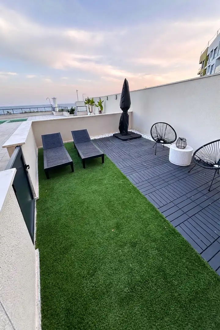 Terrace of Apartments for rent in Villajoyosa / La Vila Joiosa  with Air Conditioner, Heating and Terrace