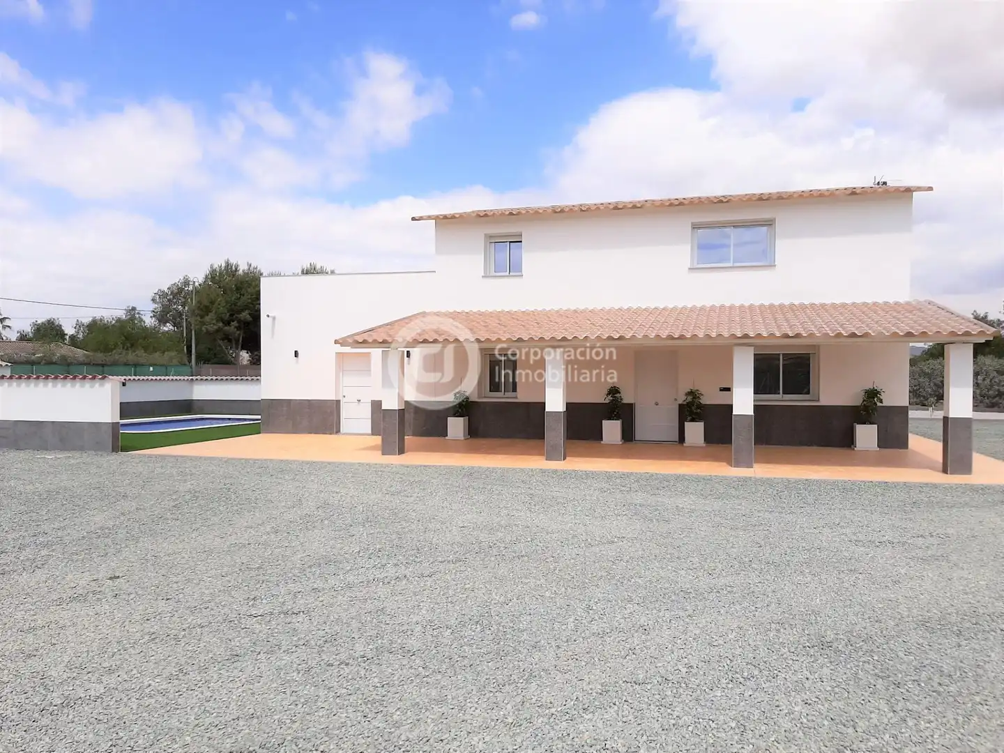 Vista exterior de Casa o chalet en venta en Puerto Lumbreras con Aire acondicionado, Calefacción y Jardín privado