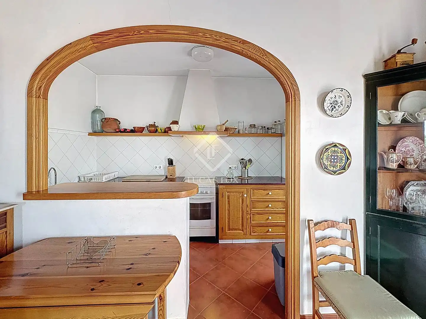 Cuina de Casa o xalet en venda en Ciutadella de Menorca amb Jardí privat, Terrassa i Traster