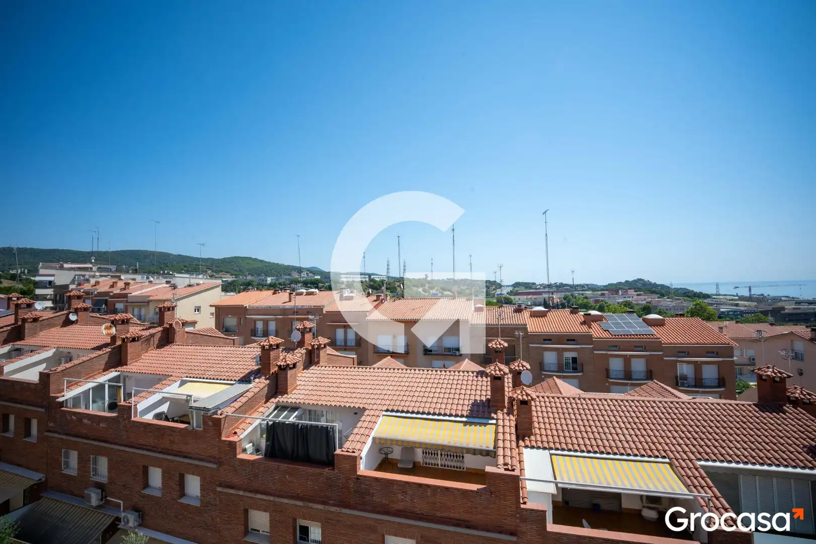 Terraza de Casa adosada en venta en Mataró con Aire acondicionado, Calefacción y Jardín privado