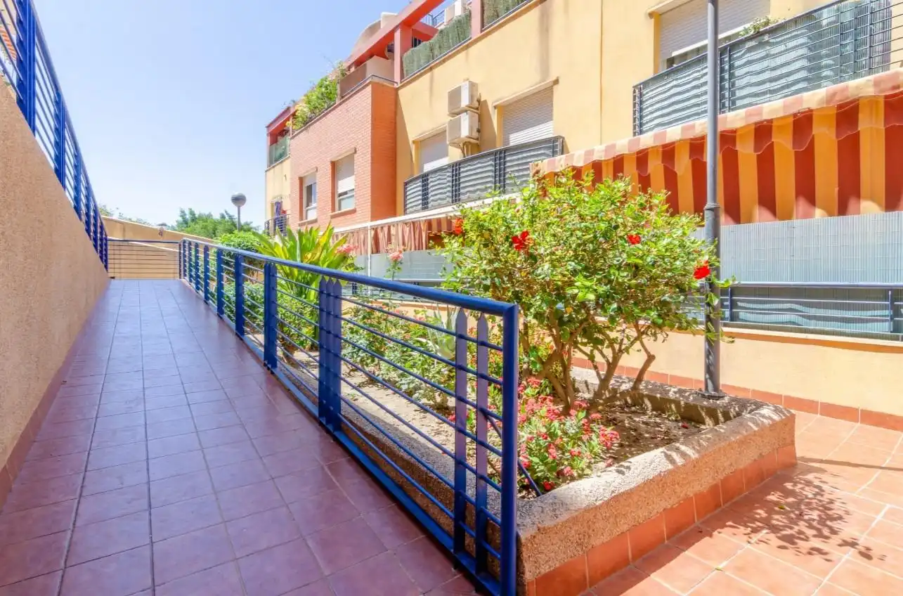 Terraza de Ático de alquiler en Rincón de la Victoria con Aire acondicionado, Calefacción y Jardín privado