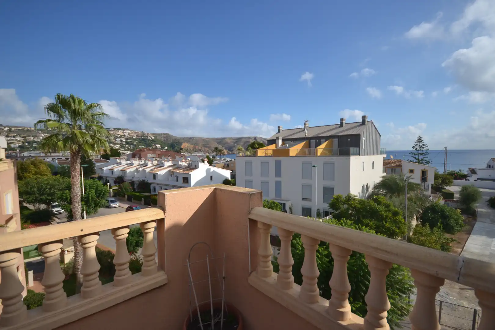 Außenansicht von Dachboden zur Miete in Jávea / Xàbia mit Klimaanlage, Heizung und Terrasse