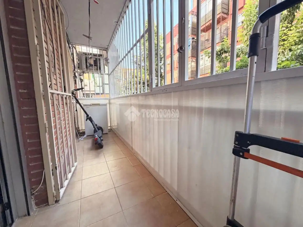 Balcony of Flat for sale in Madrid  with Air Conditioner and Terrace
