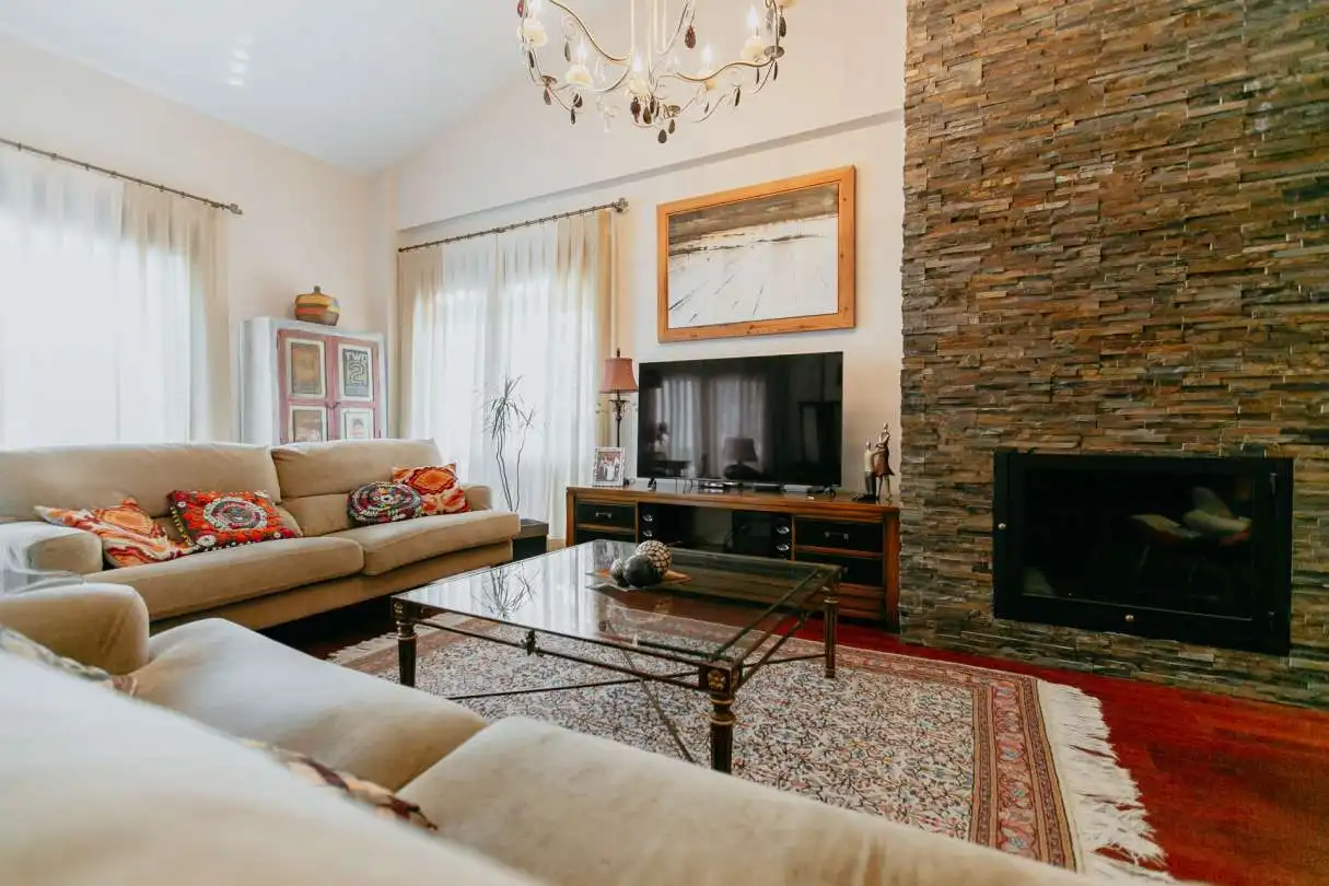 Sala d'estar de Casa o xalet en venda en Banastás amb Aire condicionat, Calefacció i Jardí privat