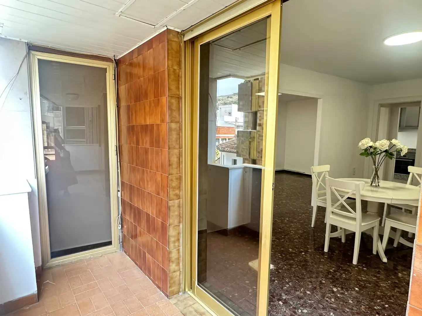 Terraza de Piso de alquiler en Sagunto / Sagunt con Calefacción, Amueblado y Balcón