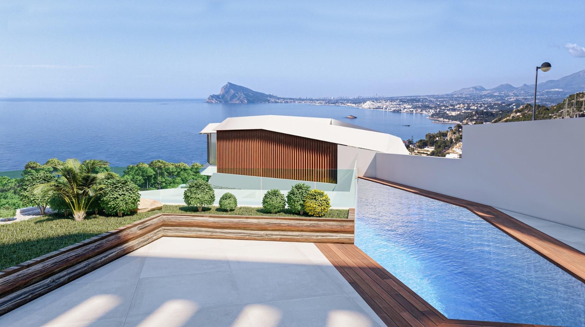 Swimming pool of House or chalet for sale in Calpe / Calp  with Swimming Pool