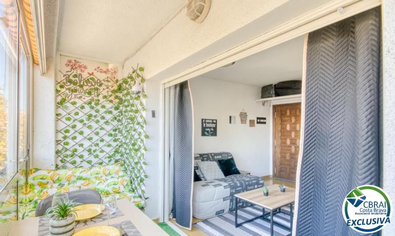 Balcony of Apartment for sale in Empuriabrava  with Heating, Furnished and Community pool