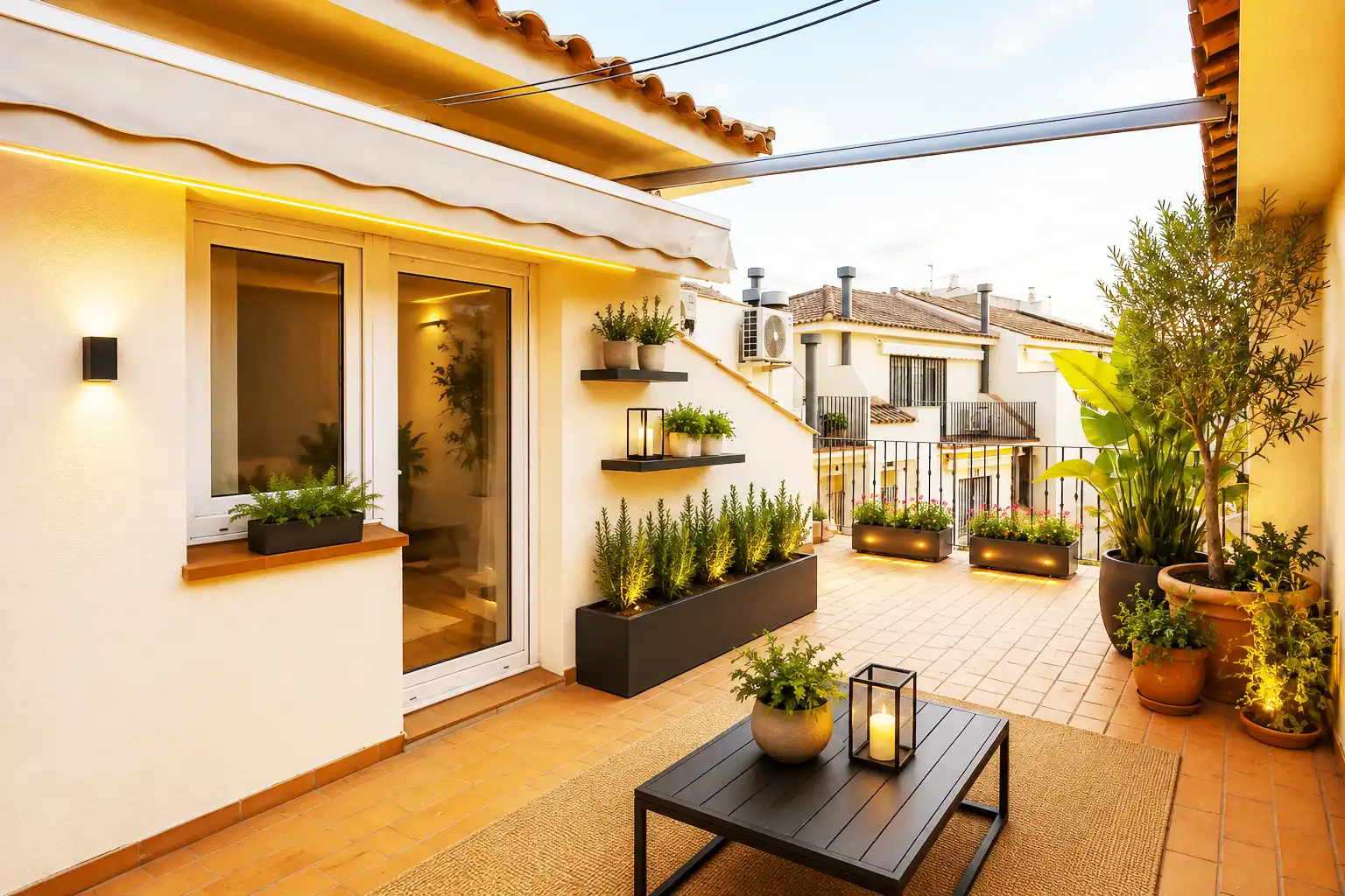 Terraza de Casa adosada en venta en Sitges con Aire acondicionado, Calefacción y Parquet