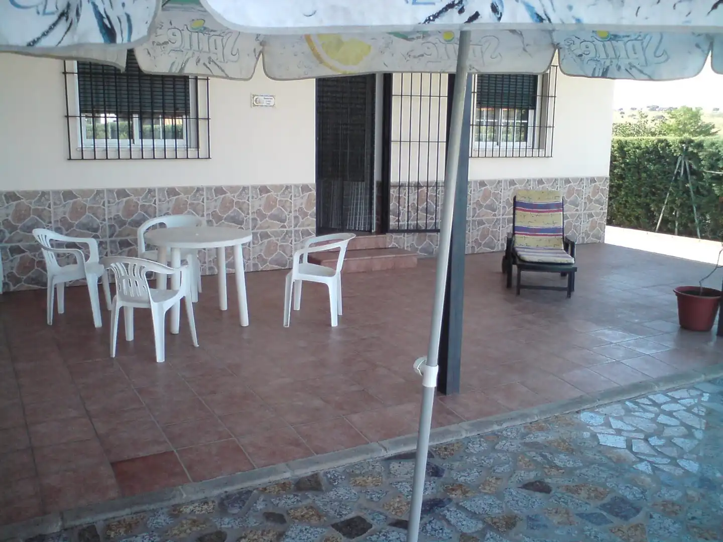Terraza de Casa o chalet en venta en Fuente del Maestre con Calefacción, Jardín privado y Trastero