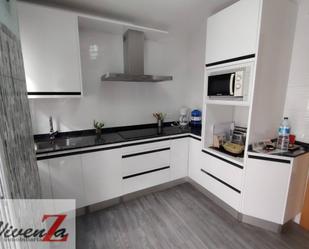 Kitchen of Flat for sale in Zamora Capital   with Heating, Furnished and Balcony