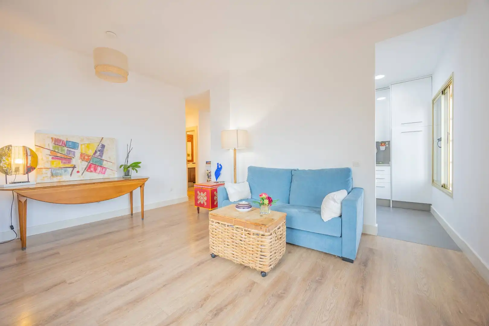 Living room of Apartments for sale in Las Palmas de Gran Canaria  with Storage room, Furnished and Alarm