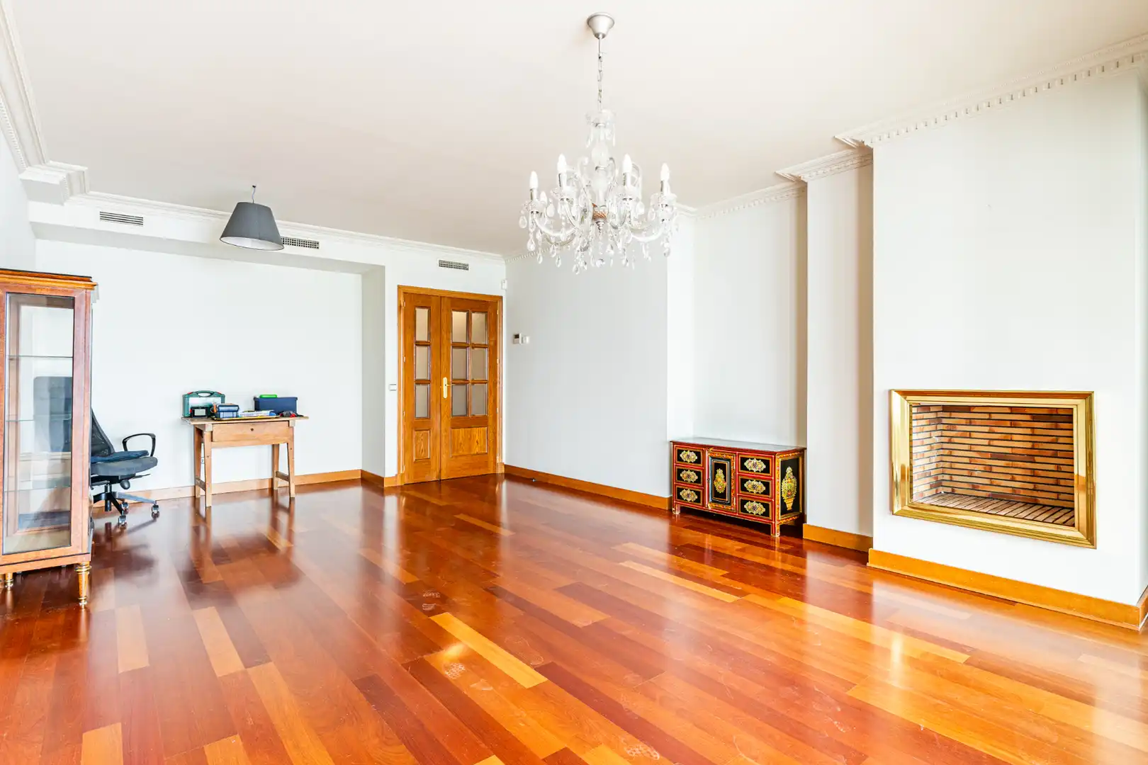 Sala de estar de Ático en venta en Majadahonda con Aire acondicionado, Calefacción y Jardín privado