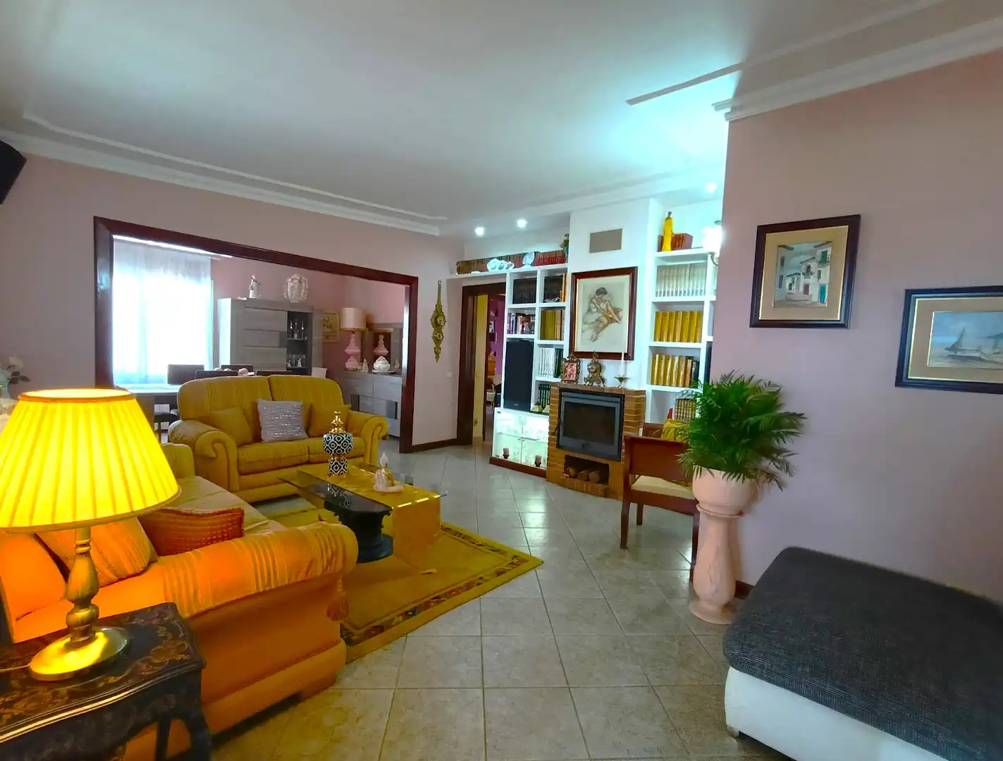 Wohnzimmer von Haus oder Chalet zum Verkauf in San Cristóbal de la Laguna mit Privatgarten und Abstellraum