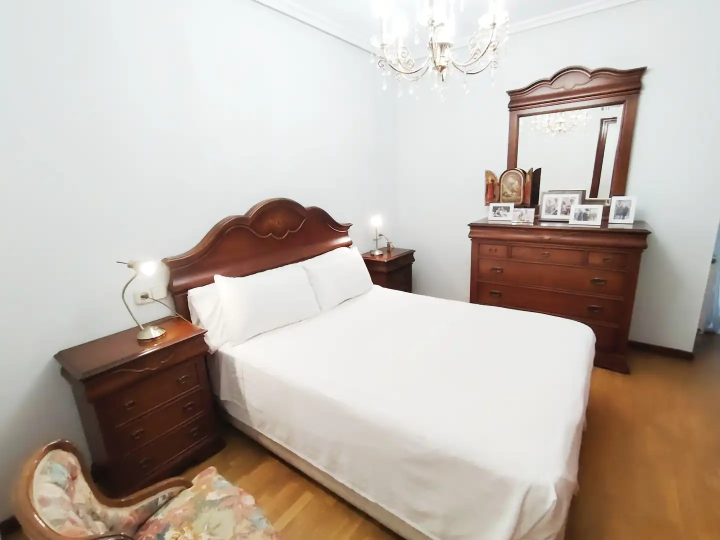 Bedroom of Flat for sale in Gijón   with Heating, Parquet flooring and Terrace