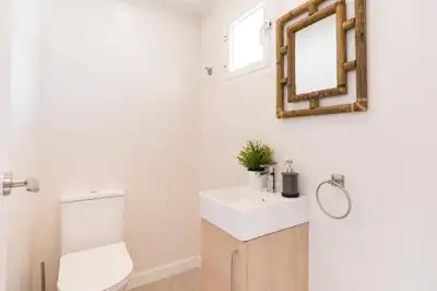 Baño de Casa adosada en venta en Benalmádena con Aire acondicionado, Calefacción y Jardín privado