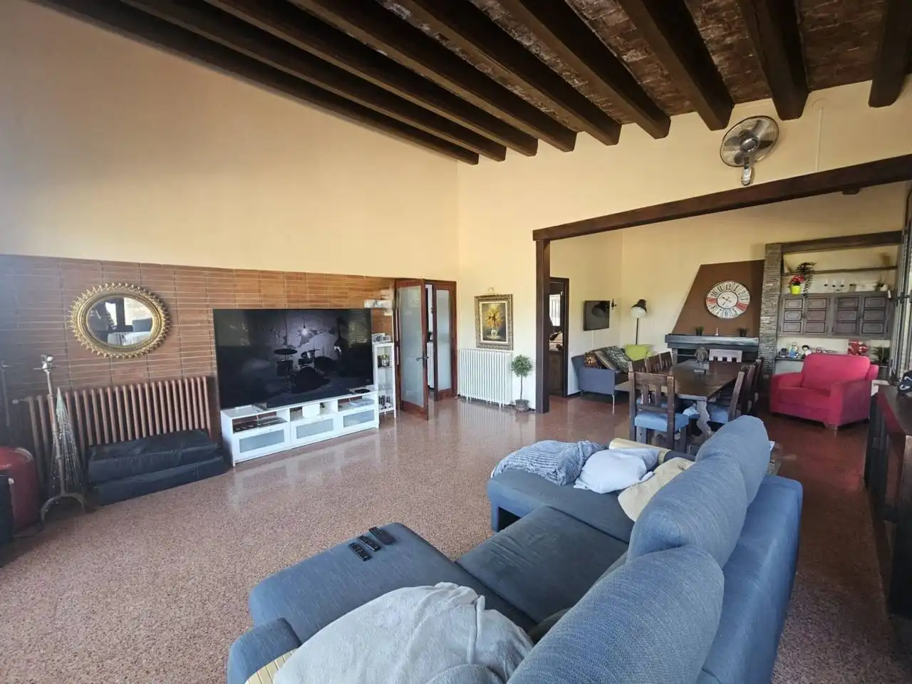 Sala de estar de Casa o chalet en venta en Matadepera con Calefacción, Parquet y Terraza